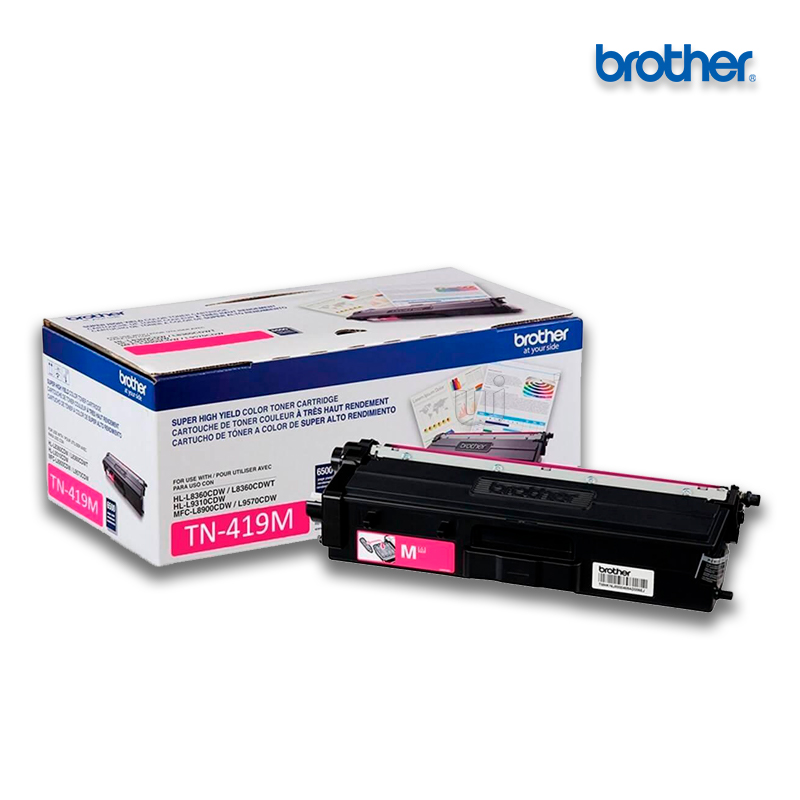 TN-419M.jpg Tóner Brother TN-419M Magenta para MFC-L8900CDW (9,000 Pag) - Imagen 1
