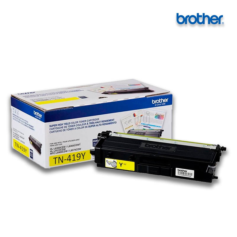 TN-419Y.jpg Tóner Brother TN-419Y Yellow para MFC-L8900CDW (9,000 Pag) - Imagen 1