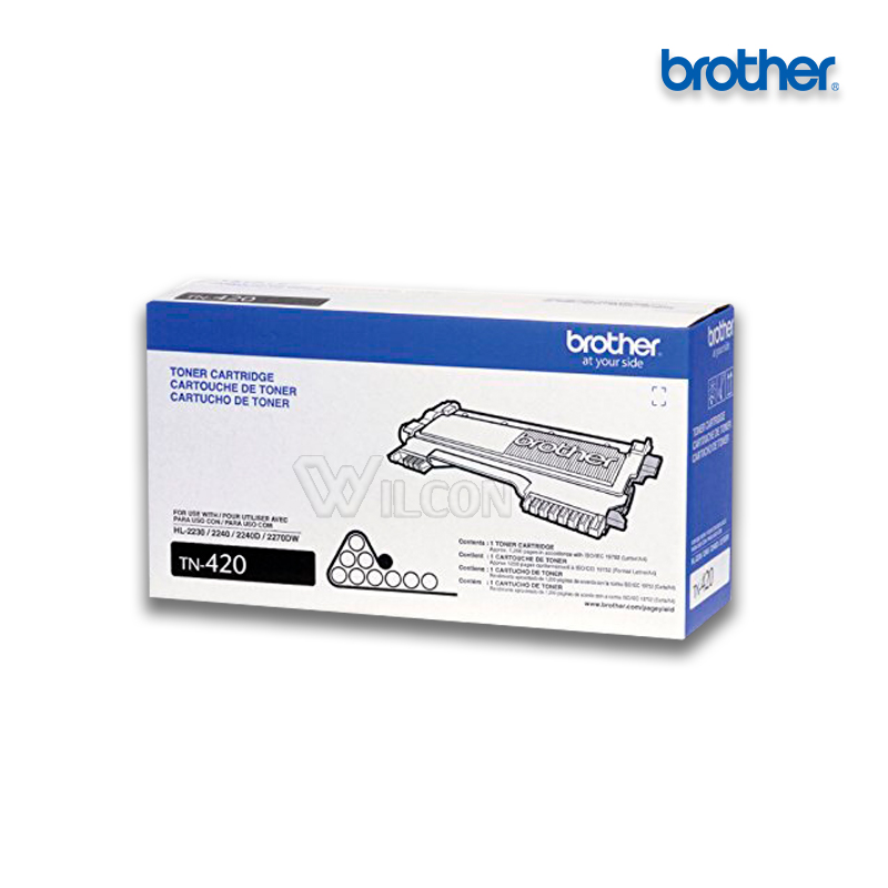 TN-420.jpg Tóner Brother TN-420 Black para HL-2240 (1,200 Pag) - Imagen 1