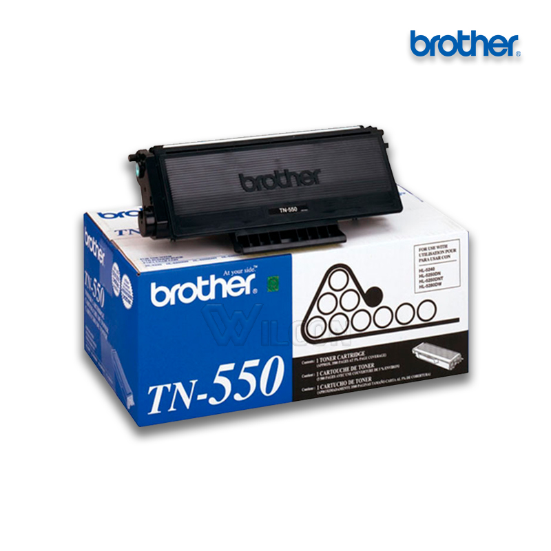 TN-550.jpg Tóner Brother TN-550 Black para HL-5250 (3,500 Pag) - Imagen 1
