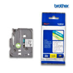 Cinta Brother TZE-135 | Blanco sobre Transp. 12mm (1/2″) x 8 mts.