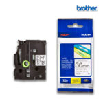 Cinta Brother TZE-161 | Negro sobre Transp. 36mm (1.5″) x 8 mts.