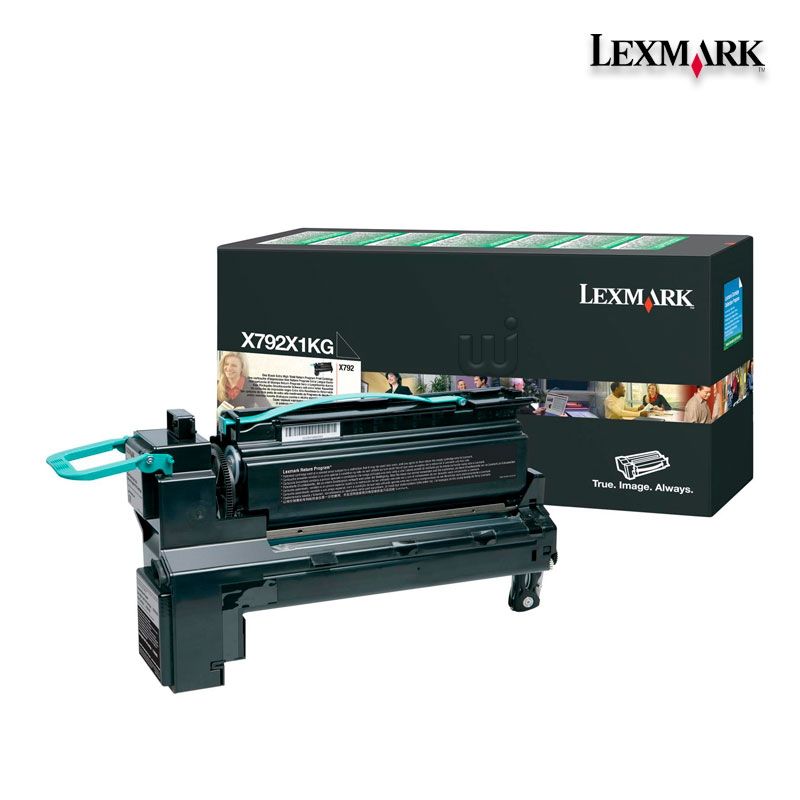 X792X1KG.jpg Tóner Lexmark X792X1KG Black X792dte (20,000 Pag) - Imagen 1
