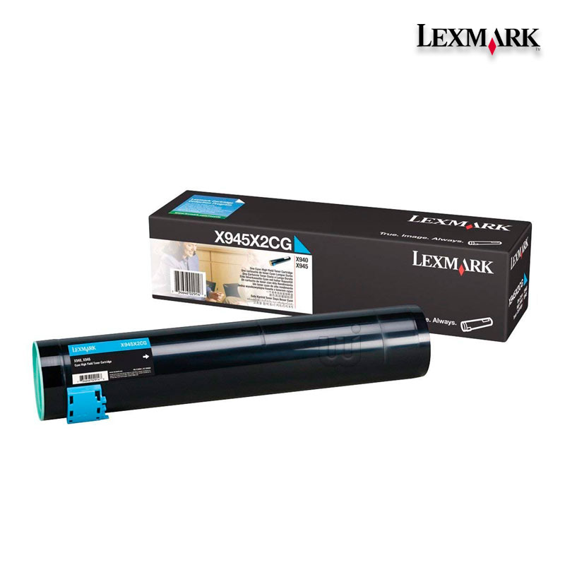 X945X2CG.jpg Tóner Lexmark X945X2CG Cyan X940e, X945e (22,000 Pag) - Imagen 1