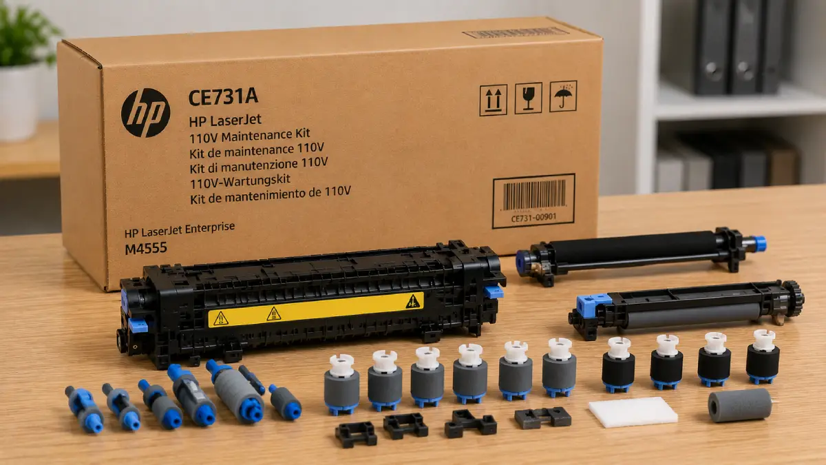 Beneficios de realizar mantenimiento preventivo en equipos Xerox 1 Kit de Mant. HP CE731A L.J. M4555 110V