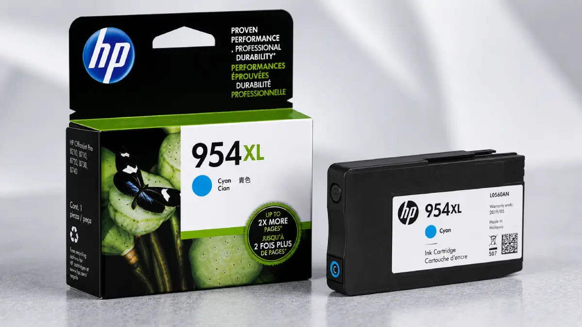 Guía para elegir la tinta correcta según tu impresora 2 Tinta HP 954XL Cyan