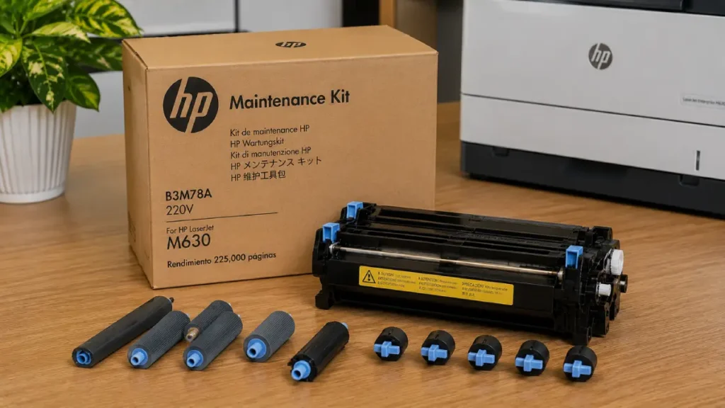 Kit De Mantenimiento Hp B3M78A 220V Para M630 Rendimiento 225,000 páginas