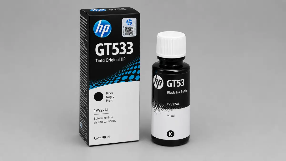 ¿Vale la pena utilizar la tinta HP GT53 1VV22AL original? 2 TINTA HP 1VV22AL (GT53) BLACK 4000 PAG